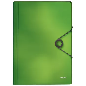 Leitz Projectmap Solid PP, A4, polypropyleen (PP), groen, 250 vel, 80 g/m², elastieksluiting