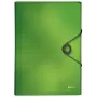 Leitz Projectmap Solid PP, A4, polypropyleen (PP), groen, 250 vel, 80 g/m², elastieksluiting