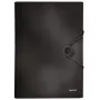 Leitz Projectmap Solid PP, A4, polypropyleen (PP), zwart, 250 vel, 80 g/m², elastieksluiting