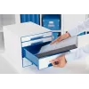 Leitz WOW Cube Ladeblok 4 laden, 4 laden, kunststof, blauw, wit, 1 stuk, 287 mm, 270 mm