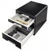 Leitz Desk Cube 4 laden, 4 lade(n), kunststof, zwart, 1 stuk, 270 mm, 287 mm