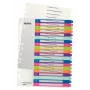 Esselte 1245-00-00 Numeriek register van polypropyleen (PP) meerkleurig