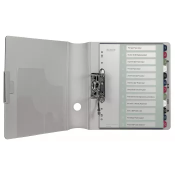 Leitz Index PC Printable 1-12 Style PP A4+, numeriek register, polypropyleen (PP), meerkleurig, staand, A4 Maxi, 245 mm