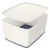Esselte 5216-10-01 Opbergbox rechthoekig acrylonitril-butadieen-styreen (ABS) grijs, wit