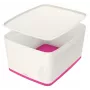 Esselte 5216-10-23 Opbergbox rechthoekig acrylonitril-butadieen-styreen (ABS) roze, wit