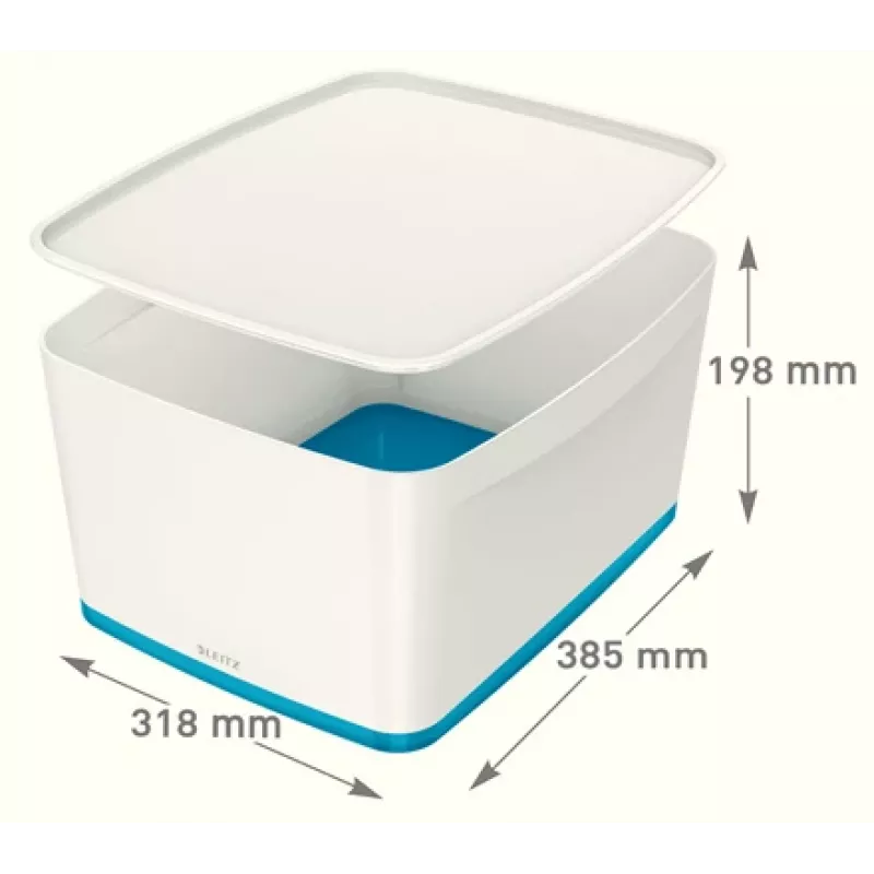 Esselte 5216-10-36 Opbergbox rechthoekig acrylonitril-butadieen-styreen (ABS) blauw, wit