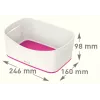Esselte 5257-10-23 Opbergbox rechthoekig acrylonitril-butadieen-styreen (ABS) roze, wit