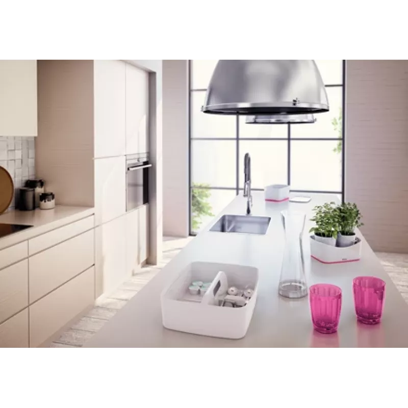 Esselte 5257-10-23 Opbergbox rechthoekig acrylonitril-butadieen-styreen (ABS) roze, wit