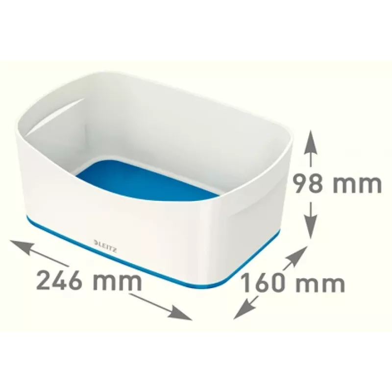 Esselte 5257-10-36 Opbergbak rechthoekig acrylonitril-butadieen-styreen (ABS) blauw, wit