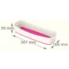 Esselte 5258-10-23 Opbergbak rechthoekig acrylonitril-butadieen-styreen (ABS) roze, wit