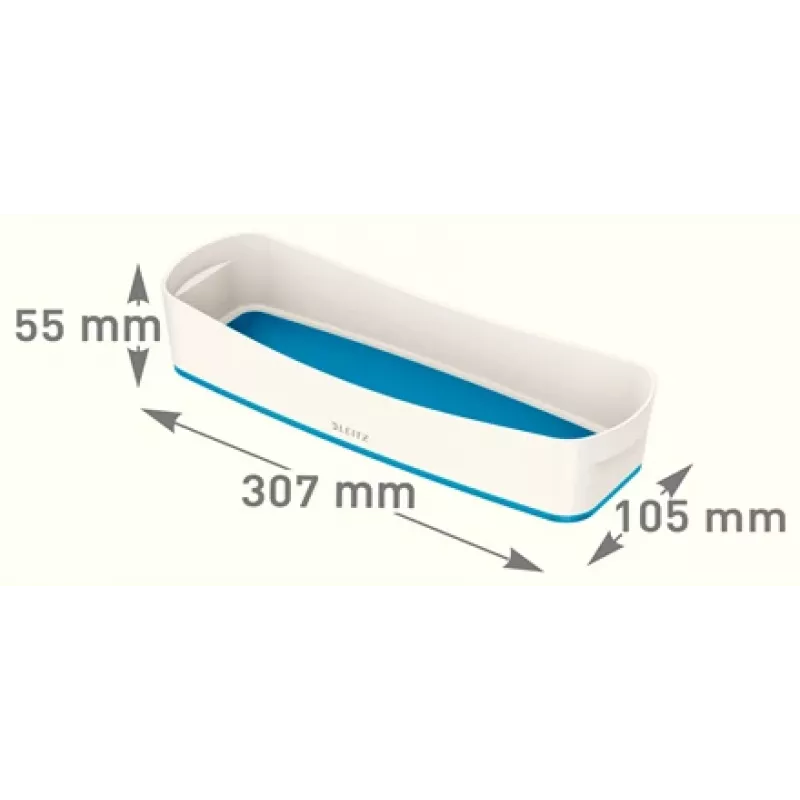 Esselte 5258-10-36 Opbergbak rechthoekig acrylonitril-butadieen-styreen (ABS) blauw, wit
