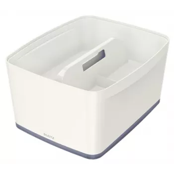 Leitz MyBox Organisatiebak met handgreep groot, opbergbak, wit, kunststof, 307 mm, 375 mm, 101 mm, 740 g