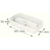 Esselte 5323-00-01 Opbergbak rechthoekig acrylonitril-butadieen-styreen (ABS) wit