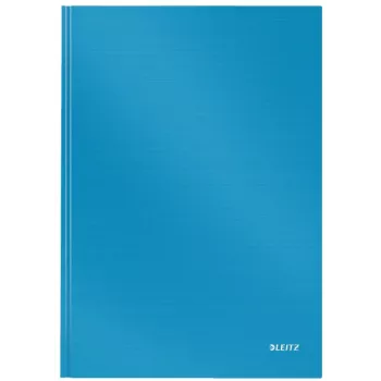 Leitz Notebook Solid Hardcover A4 gelinieerd 90 gram 80 vel, monochroom, blauw, A4, 80 vel, mat, 80 g/m²