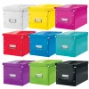 Leitz Box Click & Store WOW Cube Large opbergbox, fuchsia, karton, 320 mm, 360 mm, 310 mm