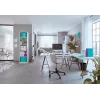 Leitz Box Click & Store WOW Cube Grote opbergbox, opbergbox, paars, rechthoekig, karton, monochroom, binnen