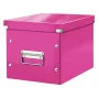 Leitz Opbergbox Click & Store WOW Cube Medium, fuchsia, karton, 260 mm, 260 mm, 240 mm