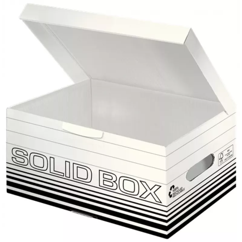 Leitz 61170001 Opbergbox van karton zwart, wit