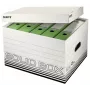 Leitz Solid opbergbox voor documenten zwart, wit