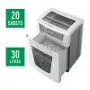 Leitz IQ Office Pro papierversnipperaar P4, kruissnede, 23 cm, 4 x 40 mm, 30 l, 275 vel, 55 dB