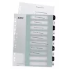 Leitz index Printable PP A4+ 1-10 WOW wit/zwart