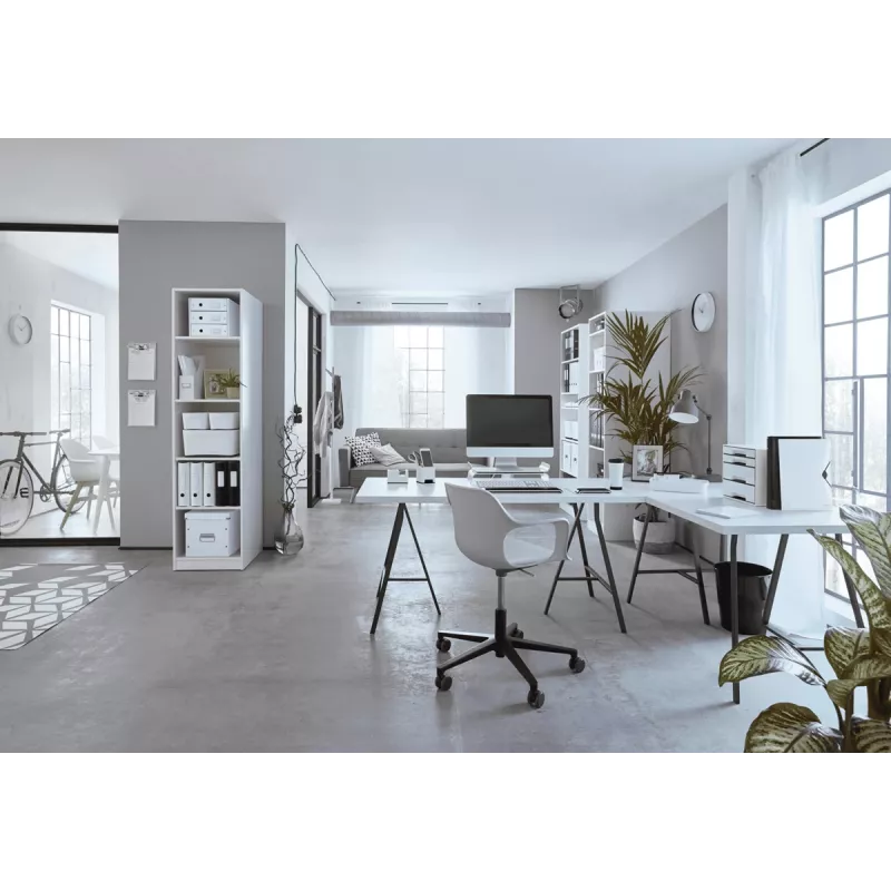 Leitz hefboommap 180° WOW POB/gelamineerd A4/80 mm, A4, karton, zwart, 600 vel, 80 g/m², 8 cm