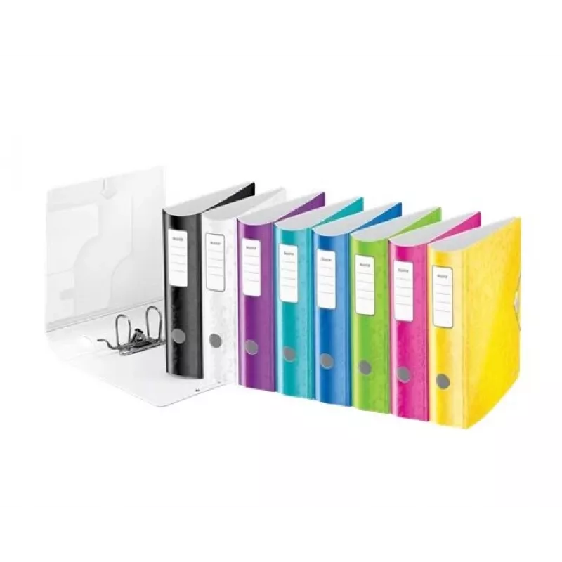 Leitz hefboomordner Active PP WOW A4/80 mm, A4, polyfoam, geel, 500 vel, 80 g/m², 8,2 cm