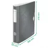 Leitz hefboomordner Active PP WOW A4/65 mm, A4, D-ring, opbergen, polyfoam, wit, 350 vel