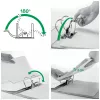 Leitz hefboomordner Active PP WOW A4/65 mm, A4, D-ring, opbergen, polyfoam, wit, 350 vel