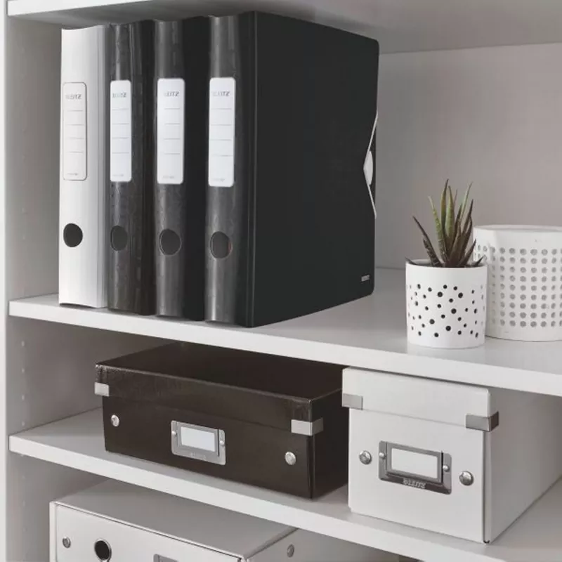 Leitz ordner Active PP WOW A4/65 mm, A4, polyfoam, zwart, 350 vel, 80 g/m², 6,5 cm