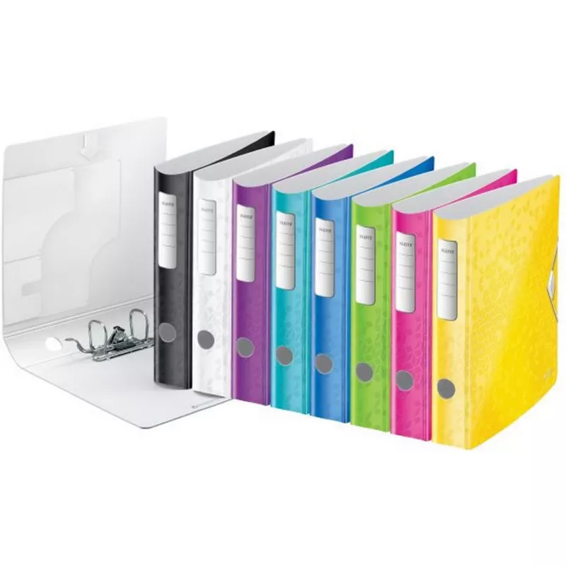 Leitz ordner Active PP WOW A4/65 mm, A4, polyfoam, zwart, 350 vel, 80 g/m², 6,5 cm