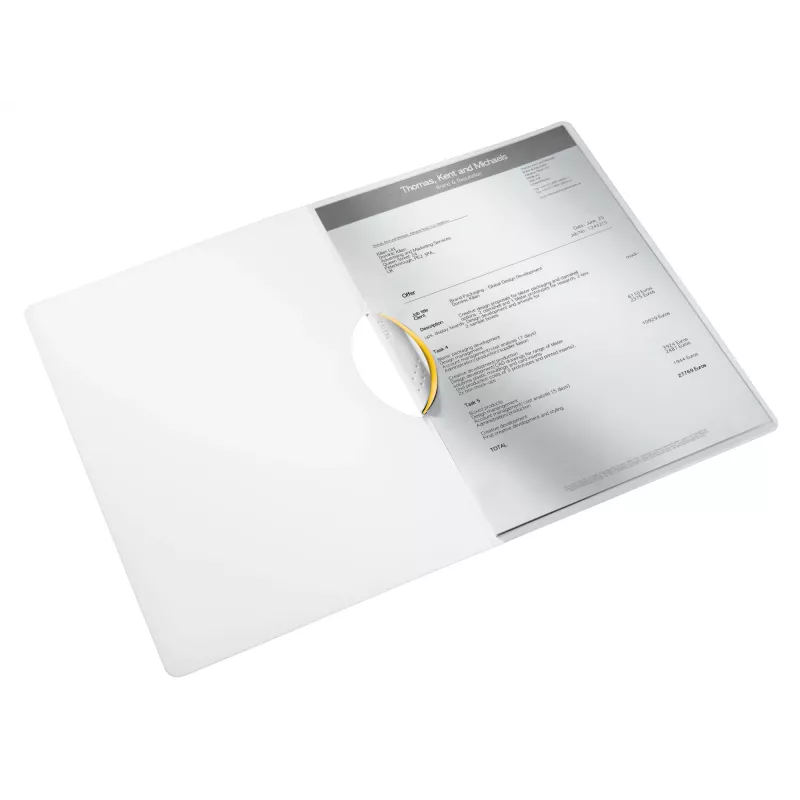 Leitz vlapsmap ColorClip WOW A4 PP, presentatiemap, A4, polypropyleen (PP), geel, 30 vel, 80 g/m²