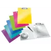 Leitz klembord met deksel WOW, A4, polyfoam, wit, 75 vel, 1 vak, 230 mm