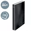 Leitz ringband WOW gelamineerd A4+ 2DR/25 mm, A4+, D-ring, karton, zwart, 250 vel, 80 g/m²