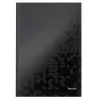 Leitz notebook WOW A4 geruit met hardcover 90 g/80 vel, dessin, zwart, A4, 80 vel, 80 g/m², geruit papier