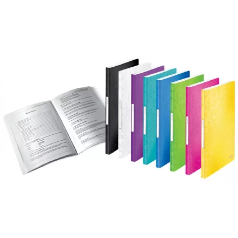Leitz displayboek WOW PP 40 hoesjes, wit, polypropyleen (PP), 40 hoesjes, A4, 231 mm, 16 mm