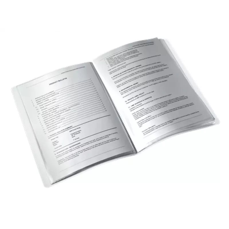 Leitz displayboek WOW PP 40 hoesjes, zwart, polypropyleen (PP), 40 hoesjes, A4, 231 mm, 16 mm