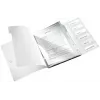 Leitz tabbladenboek WOW PP 6 tabs, gewone ordner, A4, polypropyleen (PP), zwart, glanzend, 200 vel