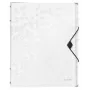 Leitz WOW PP scheidingsbladen-boek, 12 tabs, conventionele ordner, A4, polypropyleen (PP), wit, glanzend, 200 vel