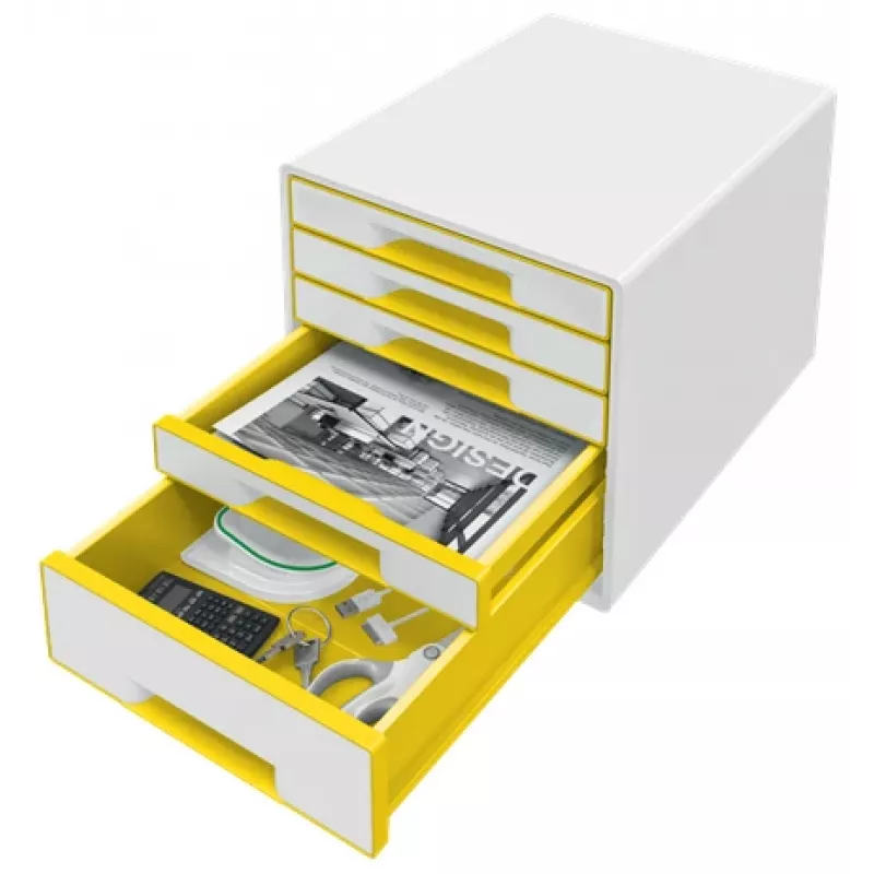 Leitz ladekast WOW Cube 5 laden, 5 laden, kunststof, 270 mm, 287 mm, 363 mm, 3,59 kg