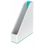 Leitz tijdschriftenhouder WOW Dual Colour, paars, wit, kunststof, A4, 73 mm, 272 mm, 318 mm