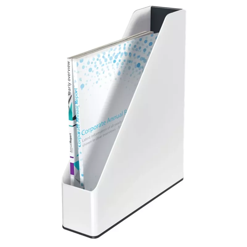 Leitz WOW Dual Colour tijdschriftcassette, A4, zwart/wit