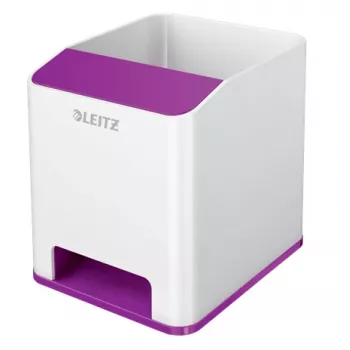 Leitz Sound pennenhouder WOW, lila, polystyreen (PS), 90 mm, 101 mm, 100 mm, 140 g