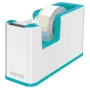 Leitz plakbandhouder WOW, 1,9 cm, 33 m, polystyreen (PS), lichtblauw, wit, 51 mm, 126 mm