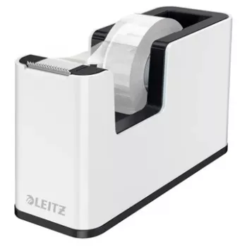 Leitz plakbandhouder WOW, 1,9 cm, 33 m, polystyreen (PS), zwart, wit, 51 mm, 126 mm