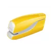 Leitz nietmachine op batterij WOW 5566, 10 vel, voor, 1 cm, kunststof, geel, batterij