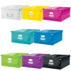 Leitz Click & Store WOW grote opbergbox, geel, karton, 369 mm, 482 mm, 200 mm