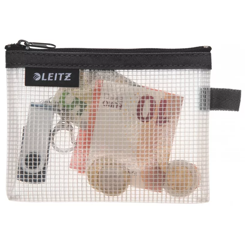 Leitz Travel Pouch waterbestendig WOW Small, unisex, accessoiretas, klein, rits, waterbestendig, zwart