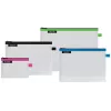 Leitz Travel Pouch waterdicht WOW Medium, unisex, accessoiretas, medium, rits, waterdicht, roze