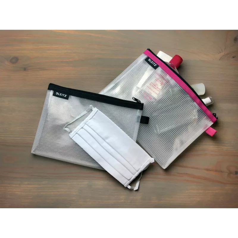 Leitz Travel Pouch waterafstotend WOW Medium, unisex, accessoiretas, medium, rits, waterafstotend, blauw